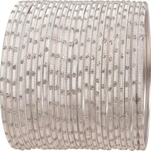 Touchstone Indian Bollywood Pretty Fashion Golden Dots Gorgeous Vintage Textured Color Attractive Designer Jewelry Bangle Bracelets for Women.